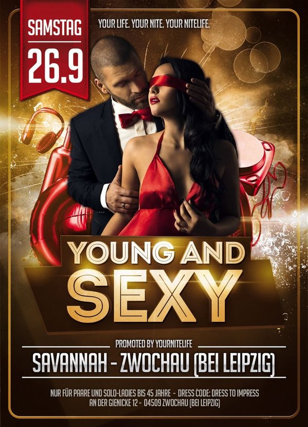26.09 Eintritt für Single Frau Young and Sexy (normaler Preis)